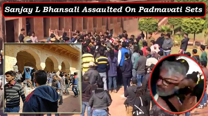 Protest against ‘Padmavati’ shooting in Jaipur