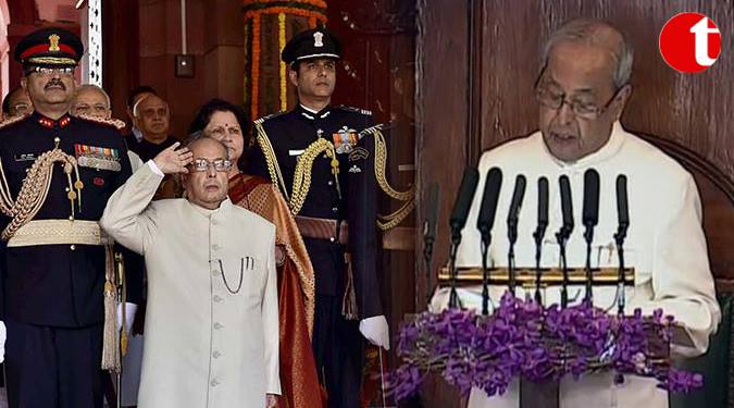 President Mukherjee’s addressed to joint session of parliament