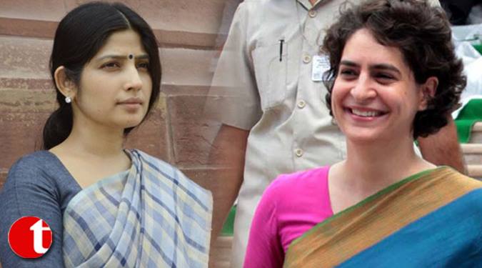 Priyanka & Dimple: Expected Star campaigners for congress-SP Coalition in UP