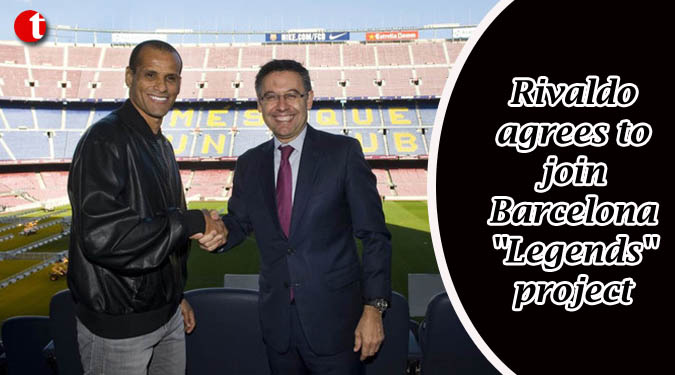 Rivaldo agrees to join Barcelona "Legends" project