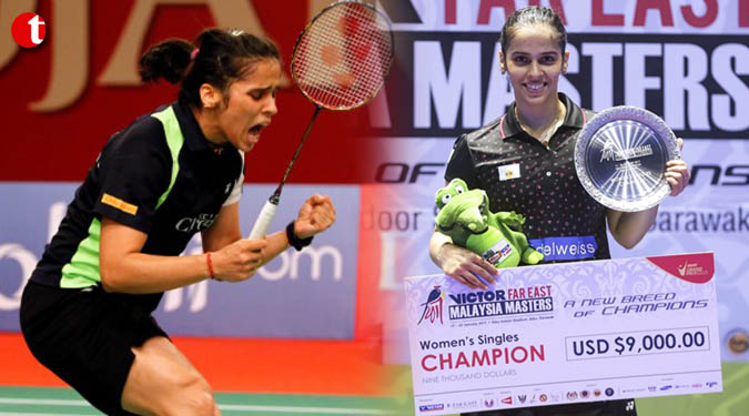 Saina beats Thai teen Pornpawee to clinch Malaysia Masters title