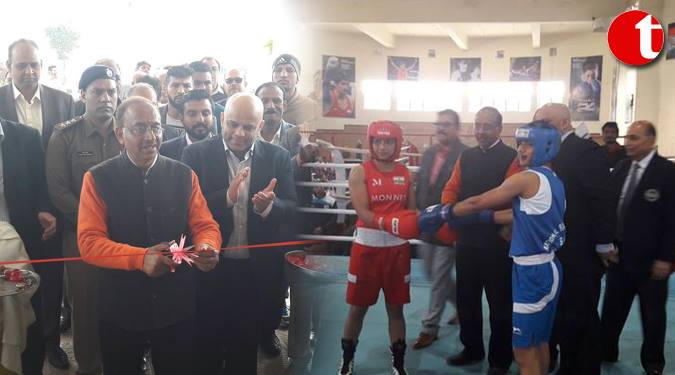 Sports Minister inaugurtes Boxing Academy in Haryana