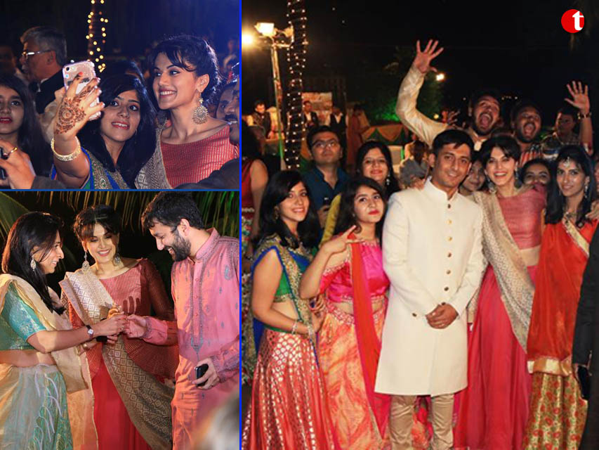 Taapsee Pannu Gatecrashes Wedding, Feels Thrilled