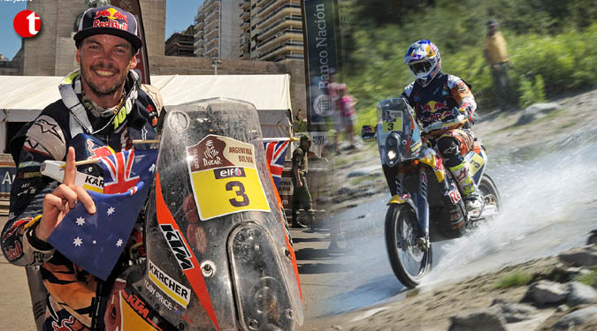 Price wins second stage of Dakar Rally motorcycle event