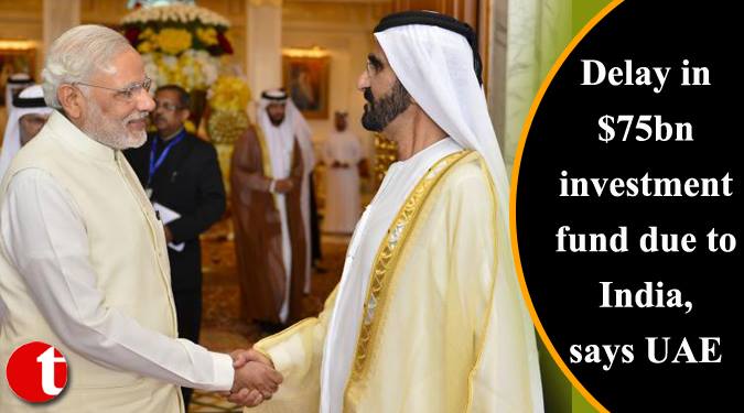 Delay in $75bn investment fund due to India, says UAE