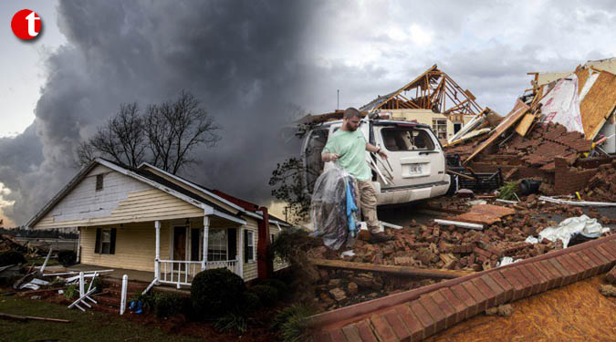 Powerful storms kill 16 in southeast US