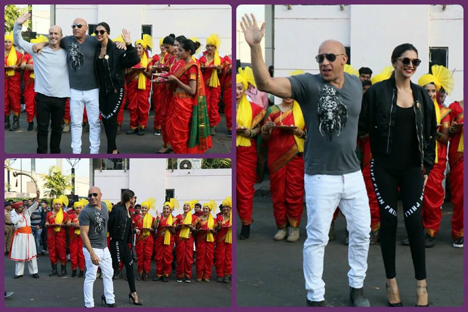 Vin Diesel arrives in Mumbai to a traditional welcome