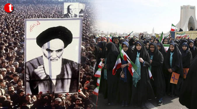 Iranians celebrate 1979 revolution with rallies