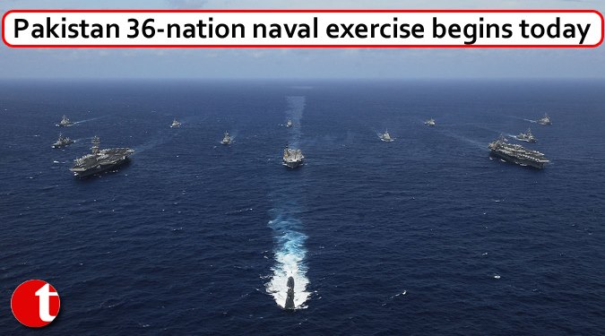 Pakistan 36-nation naval exercise begins today