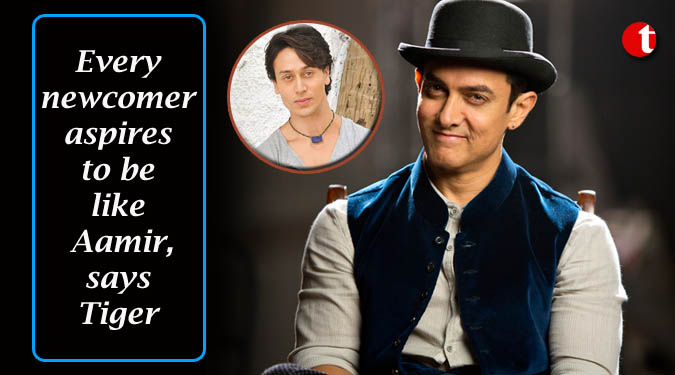 Every newcomer aspires to be like Aamir, says Tiger