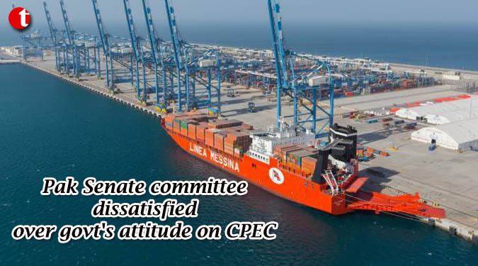 Pak Senate committee dissatisfied over govt's attitude on CPEC