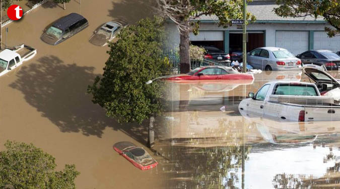 14,000 evacuated in California city due to flooding