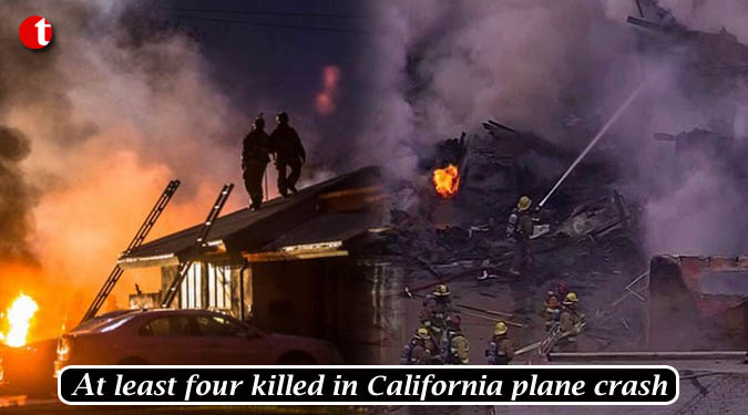 At least four killed in California plane crash