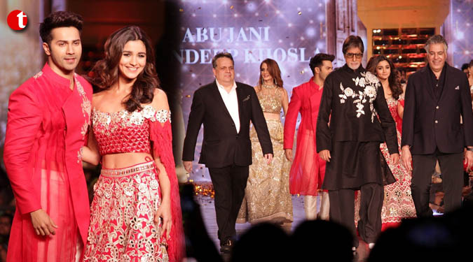 Big B, Varun, Alia walk the runway for Cancer patients