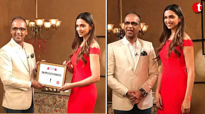 ‘The Priceless Princess’ Deepika looks stunning in red
