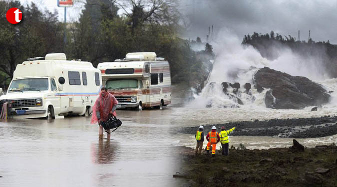 Flood warnings issued amid heavy rain in Northern California