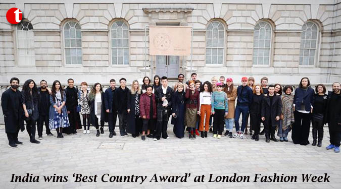 India wins ‘Best Country Award’ at London Fashion Week