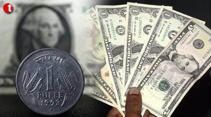 Rupee drops 4 paise against US dollar