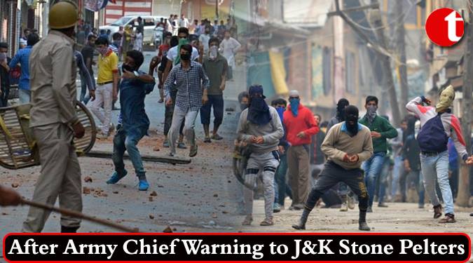 After Army Chief Warning to J&K Stone Pelters, Govt. issues advisory