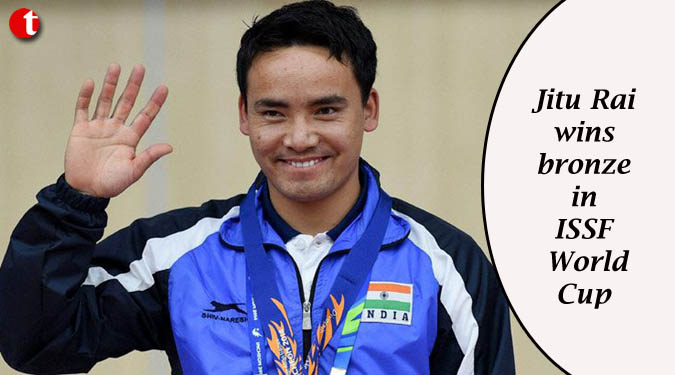 Jitu wins bronze in ISSF World Cup