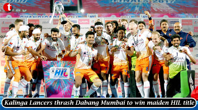 Kalinga Lancers thrash Dabang Mumbai to win maiden HIL title