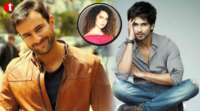 Shahid, Saif are very special: Kangana Ranaut