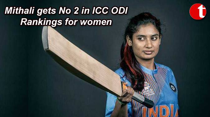 Mithali gets No. 2 in ICC ODI Rankings for women