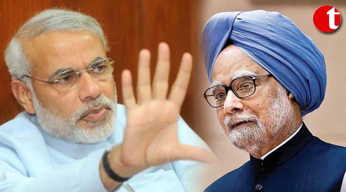 Modi slams Manmohan for his “loot” & “plunder” comments