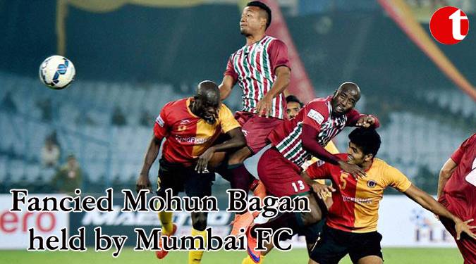 Fancied Mohun Bagan held by Mumbai FC