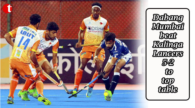 Dabang Mumbai beat Kalinga Lancers 5-2 to top table