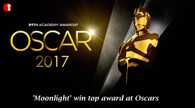 'Moonlight' win top award at Oscars