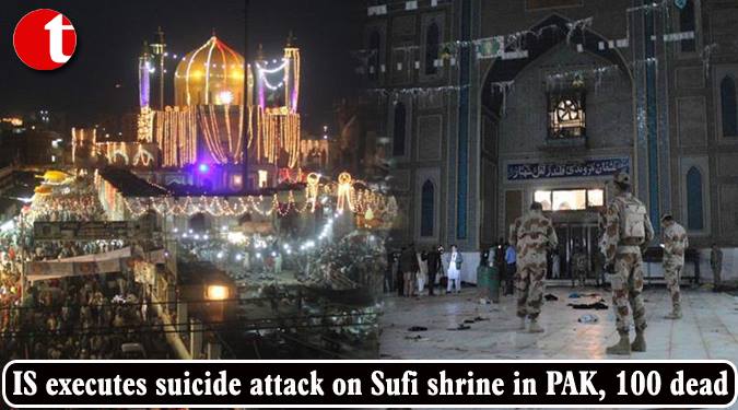 IS executes suicide attack on Sufi shrine in Pak, 100 dead