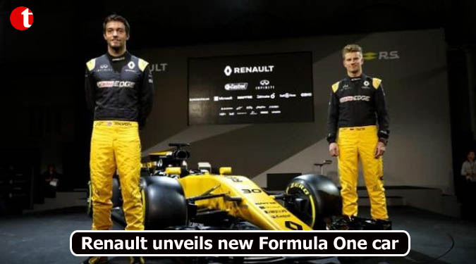 Renault unveils new Formula One car