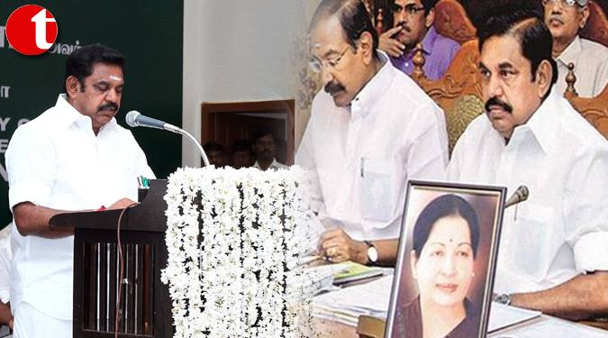 Sasikala loyalist Palaniswami sworn in as Tamil Nadu CM