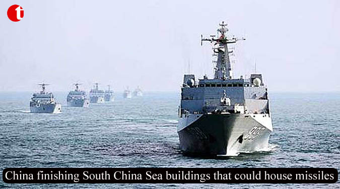 China finishing South China Sea buildings that could house missiles