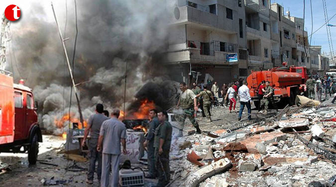 Suicide attacks on bases in Syria's Homs kill 42