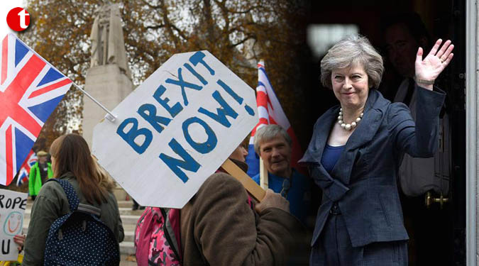 UK PM Theresa May warns potential rebels over Brexit Bill