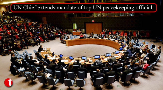 UN Chief extends mandate of top UN peacekeeping official