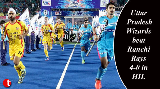 Uttar Pradesh Wizards beat Ranchi Rays 4-0 in HIL