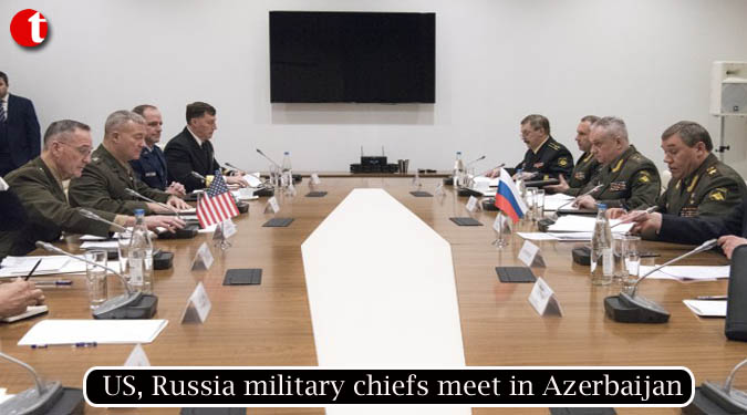 US, Russia military chiefs meet in Azerbaijan