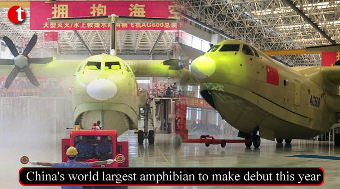 China's world largest amphibian to make debut this year