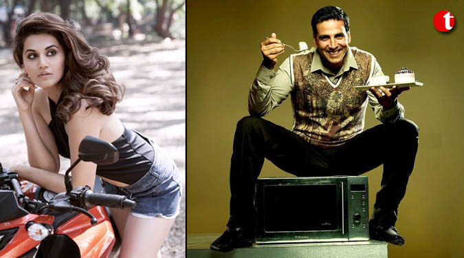 It's intimidating to do action alongside Akshay: Taapsee