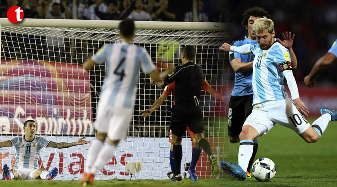 Messi's goal takes Argentina to qualification zone