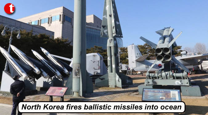 North Korea fires ballistic missiles into ocean