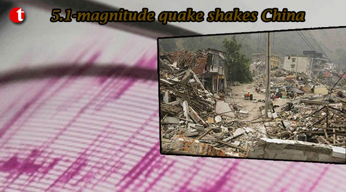 5.1-magnitude quake shakes China