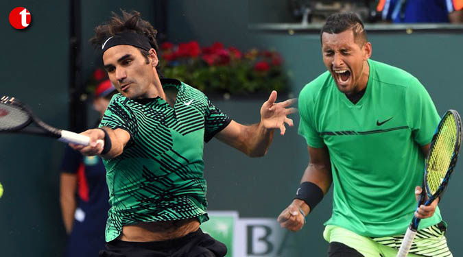 Kyrgios stuns Djokovic again, Federer thrashes Nadal