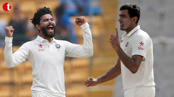 Jadeja joins Ashwin as top-ranked Test bowler