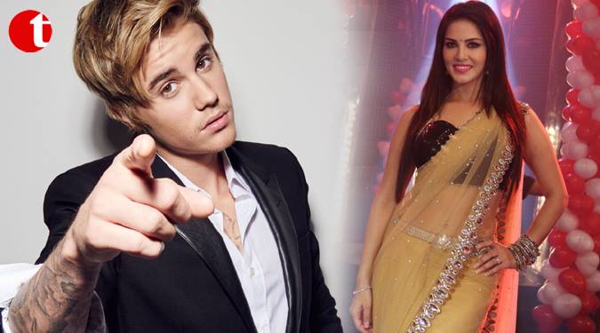 I am not sure about performing with Justin Bieber: Sunny Leone