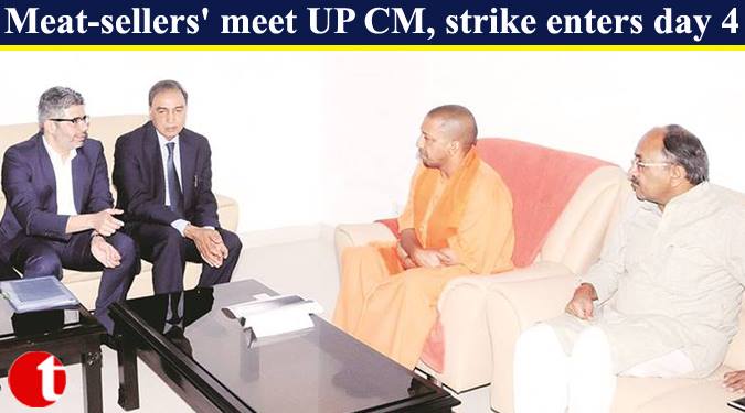 Meat-sellers' meet UP CM, strike enters day 4