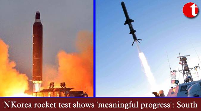 N. Korea rocket test shows 'meaningful progress': South